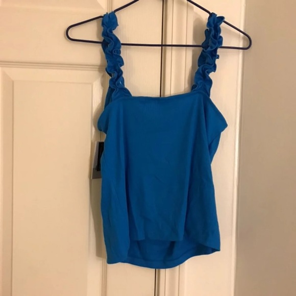 BP. Ruffle Strap Tank Top - Picture 3 of 5